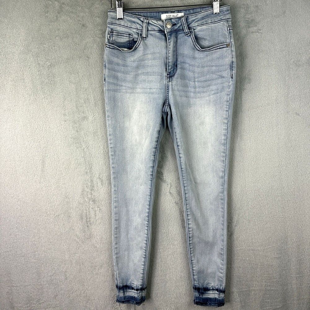 judy blue skinny fit jeans‎ 3/26 Medium Wash Blue Stretch Denim 26x26.5